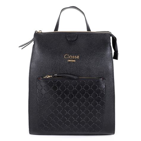 mochila de couro feminina classe couro|More.